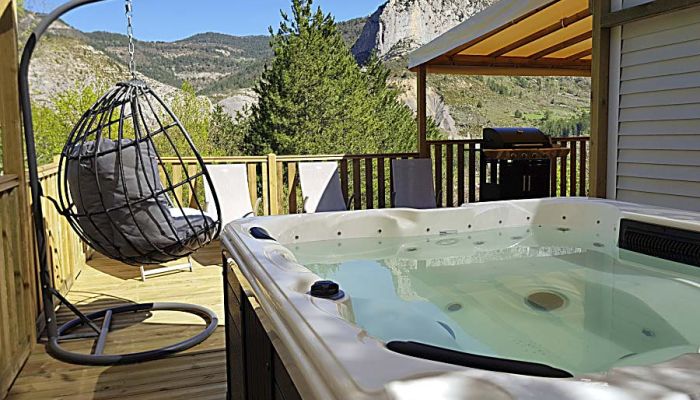 location mobil home hautes alpes avec spa